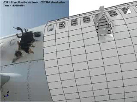 Daallo Airlines Somalia Blast Simulation
