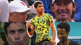 Carlos Alcaraz - Top 15 Reactions To His Brilliant Tennis ● Part 2