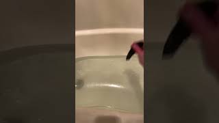 Person Filled an Object with Water and Popped It in Slow Motion
