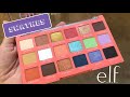 e.l.f. Retro Paradise Eyeshadow Palette Swatches and Unboxing