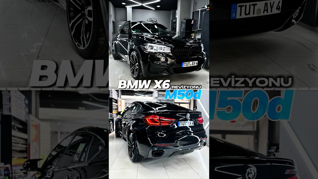 BMW X6 M50d xDrive Black Edition Revizyonu