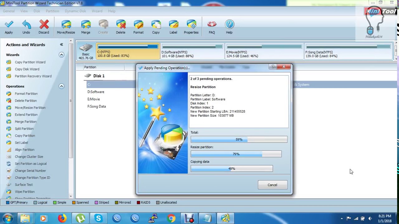Increase C Drive Partition Size Without Format YouTube