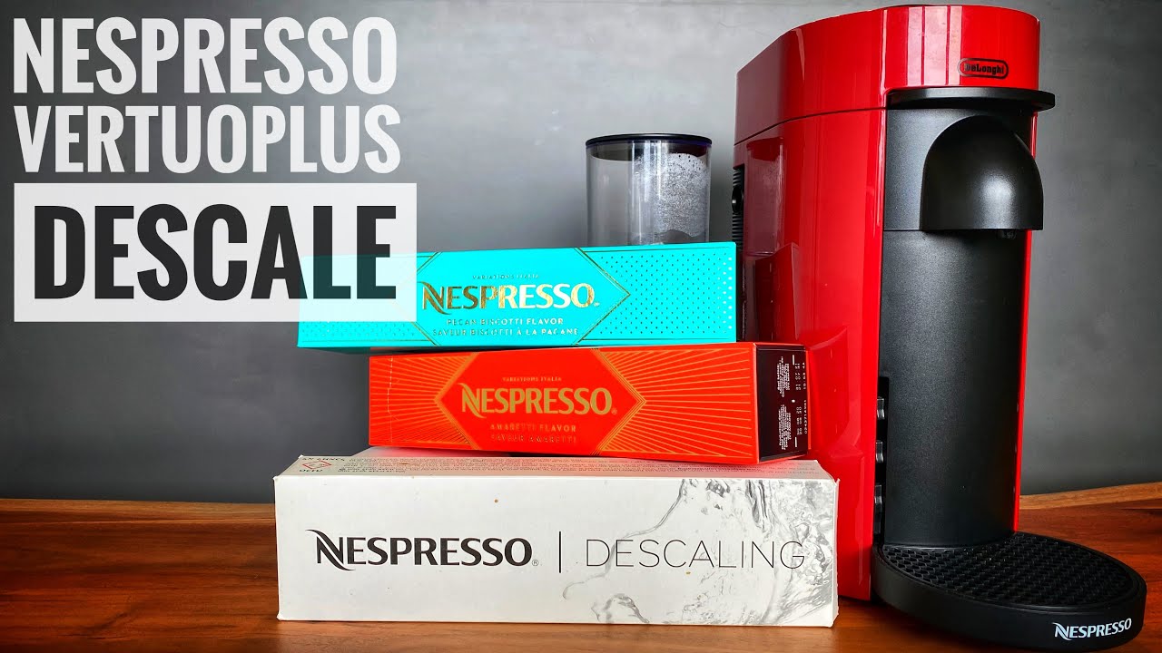 pisk hinanden Lang How to descale Nespresso VertuoPlus Deluxe coffee maker - YouTube