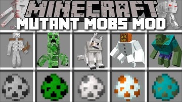 Minecraft MORE MUTANT CREATURES MOBS MOD / DON