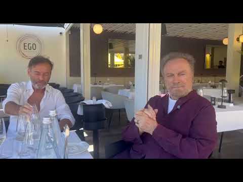 Franco Nero in San Benedetto with his film director, the painter Paolo Consorti