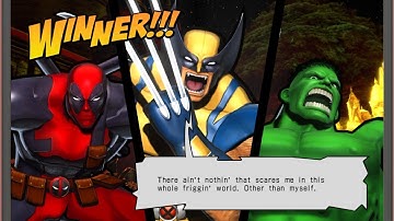 Ultimate Marvel vs. Capcom 3 Arcade Mode: Deadpool, Hulk & Wolverine