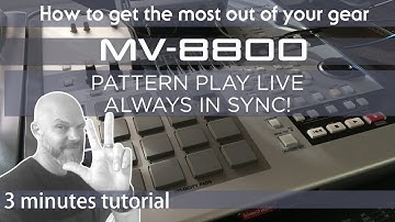 TIP! MV-8800: How to stay in sync during playing live with a loop and patterns.