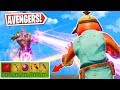 I got EVERY Avengers Weapon in 1 Game! (Fortnite Avengers End Game Gameplay)