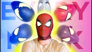 EVERY Spider-Man Mask I Have --(Face Shells)