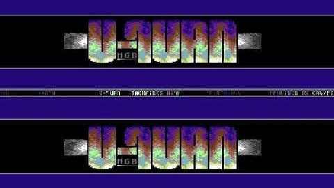 U-Turn  Intro 5 ! Commodore 64 (C64)