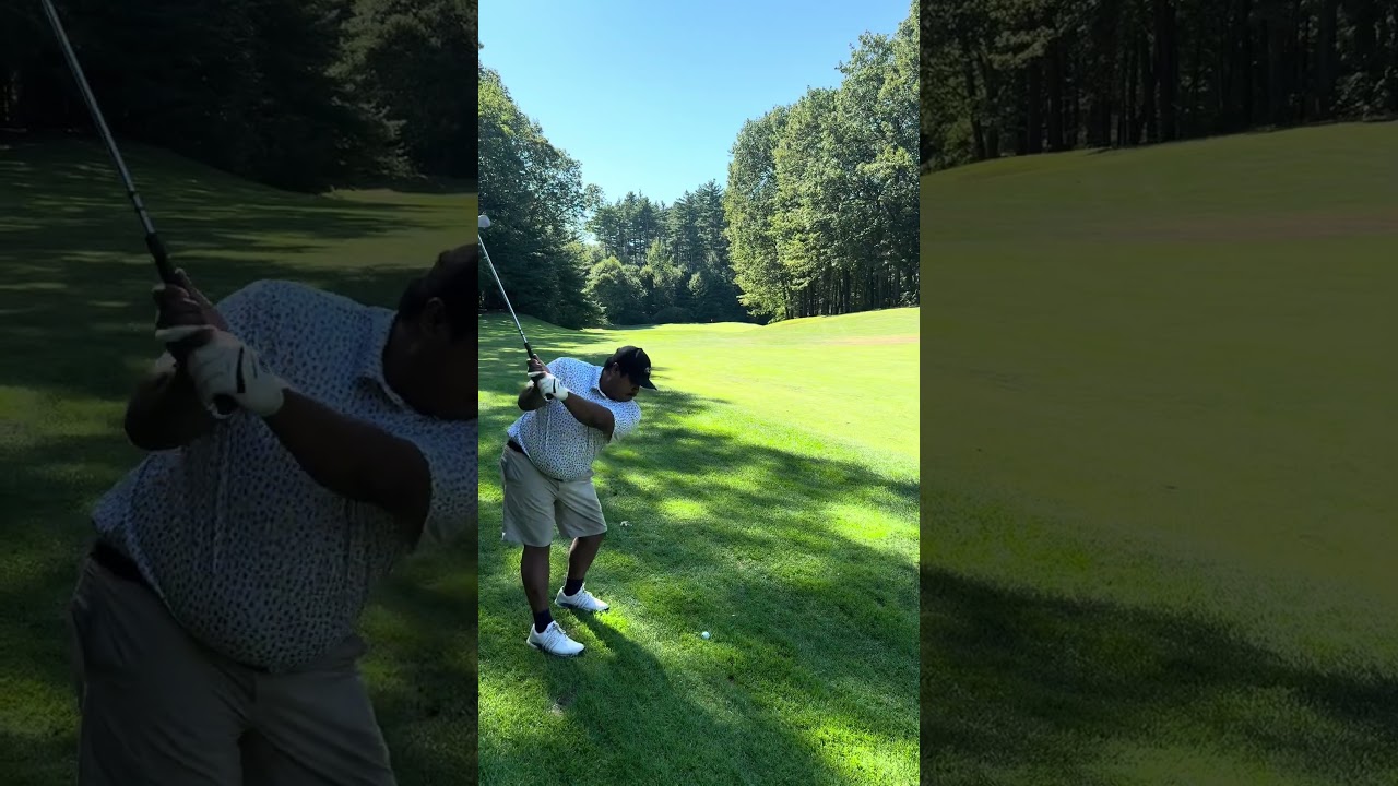 That Draw Never Stopped Drawing #noobsplaygolf #golferswing #golfhumor #golf #golfswing #golfer