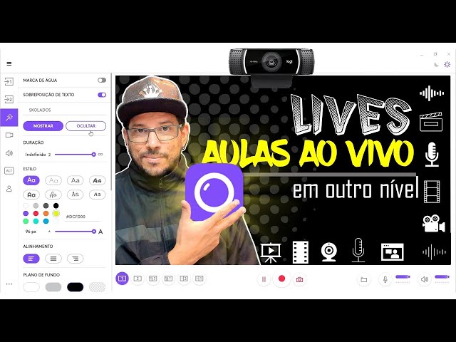 Melhor programa para LIVES e aulas AO VIVO (TUTORIAL logitech