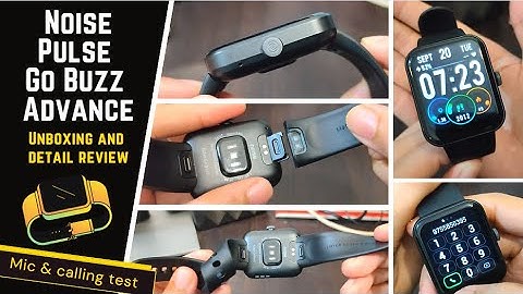 Noise Pulse Go Buzz Advanced Bluetooth Calling Smart Watch unboxing and detail review.