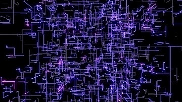 purple stroke lines cyber space Background loop Animation - Download Stock Footage