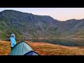 Wild camping red tarn helvellyn  the lake district