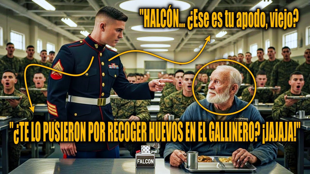 Sargento USMC se burló del viejo, pero al oír 