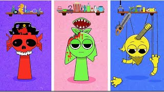 Ohh Nohelp All Sprunki Need Help Incredibox Sprunki Survived Animation