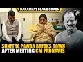 Sunetra Pawar breaks down after meeting CM Fadnavis,Dy CM Eknath Shinde following Ajit Pawar’s death