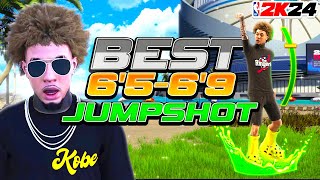 BEST JUMPSHOT FOR 6”3-6”9 BUILDS IN NBA2K24! SETTINGS AND TIPS TO NEVER MISS AGAIN 