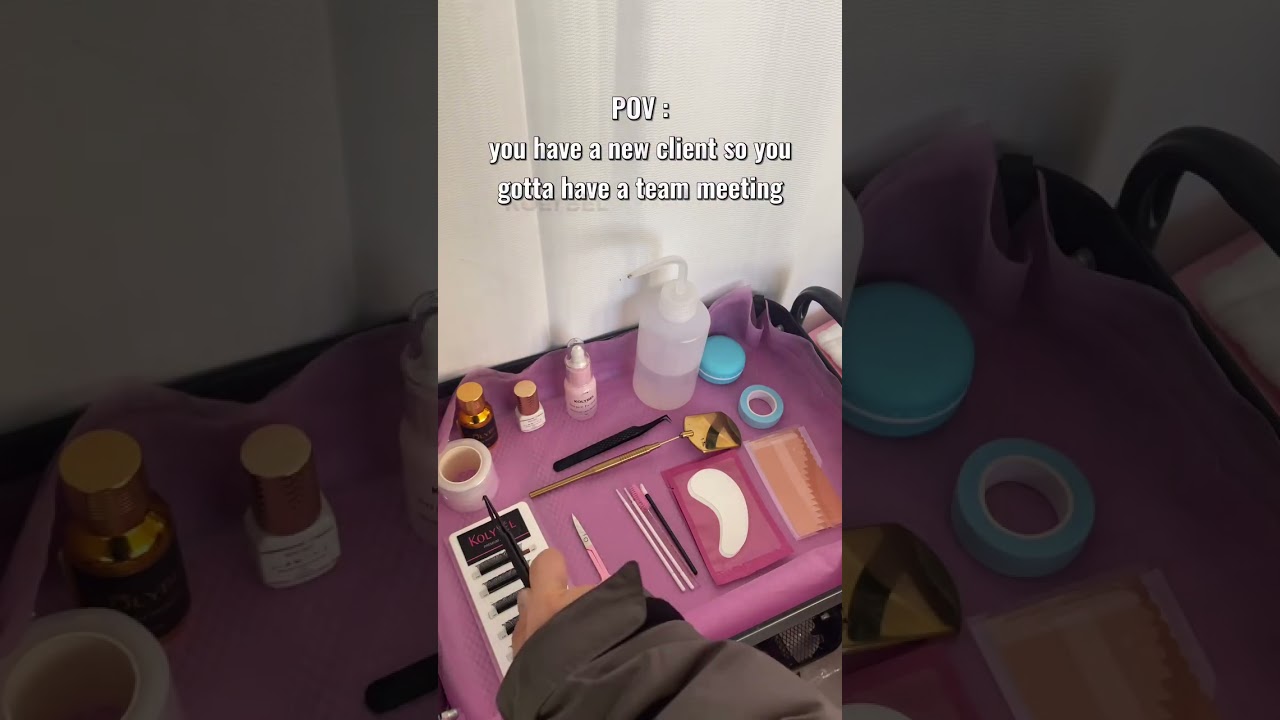 🎬 POV: When a new client books, you gather the real MVP team...Yep — it’s Product Inventory Time!