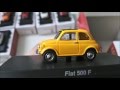 京商1/64スケールフィアット500 Kyosho 1/64 Fiat 500 Minicar unboxing