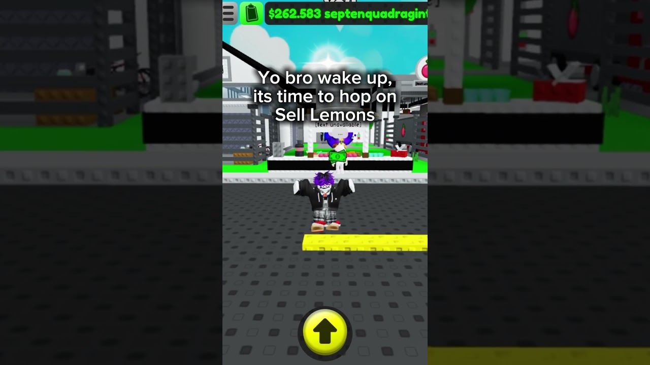 i'll play Sell Lemons with you if you like, subscribe and drop you're user in the comments! #roblox