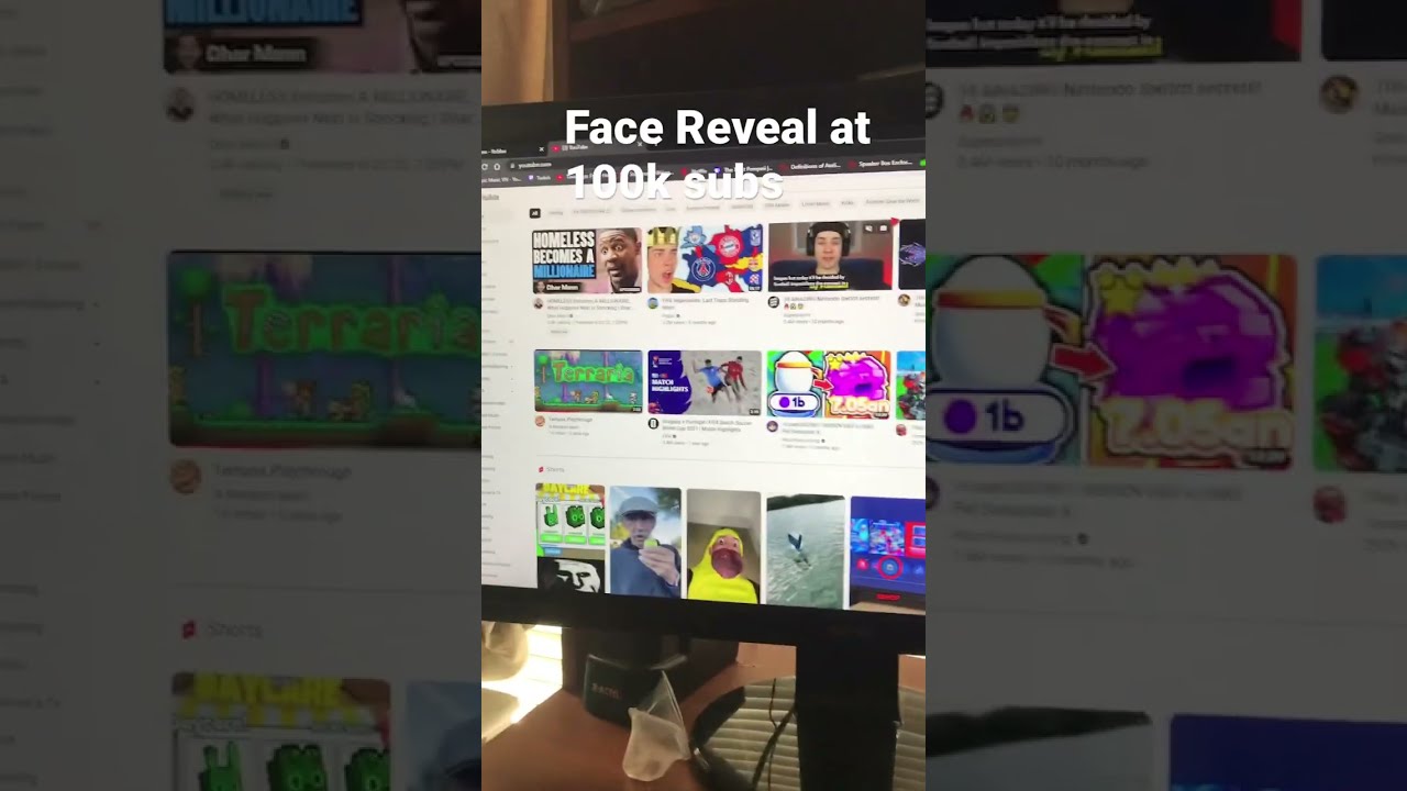 Face Reveal At 100k Subs