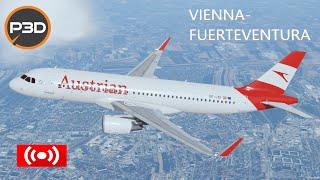 Prepar3dv5.4 | Vienna to Fuerteventura OS469 | A320 SL