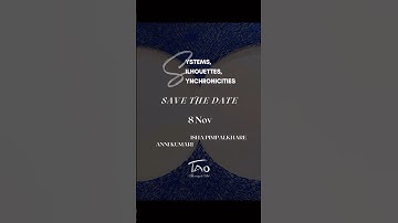 #SaveTheDate Systems, Silhouettes, Synchronicities