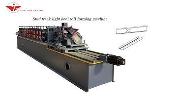 Metal stud track drywall light keel roll forming machine price