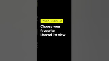Choose your favourite Unread list view