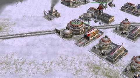 C&C Generals Zero Hour: 100 Red Guards vs 100 Rebels with a strange final