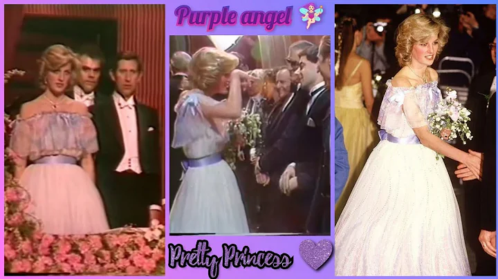 Pretty Princess Diana in a purple dress sings God ...