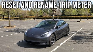 Reset and Rename Trip Meter on Software V11 For Your Tesla Model 3 or Y screenshot 5