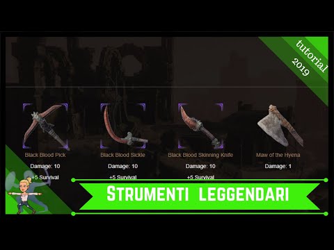 Conan exiles || Come prendere i tools leggendari (GUIDA ITA)