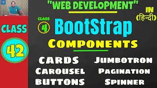 Learn Bootstrap Components || Alert, Buttons, Cards, Carousel, DropDowns, Jumbotron, Pagination etc.