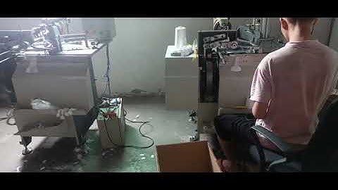 Fully automatic rope threading machine