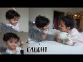 TODDLER THOUGHT HE WAS SNEAKY... caught on camera