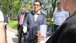 Встреча активных горожан с мэром в Парке Горького