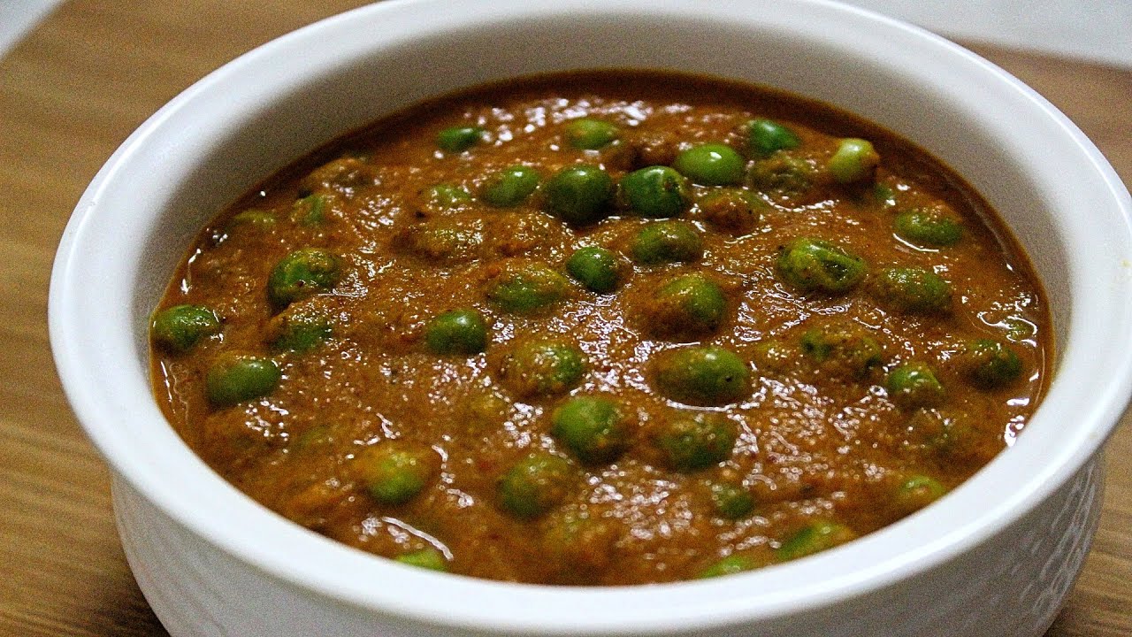 Matar Curry Green Peas Curry Matar Masala Curry Restaurant Style By Punjabi Cooking