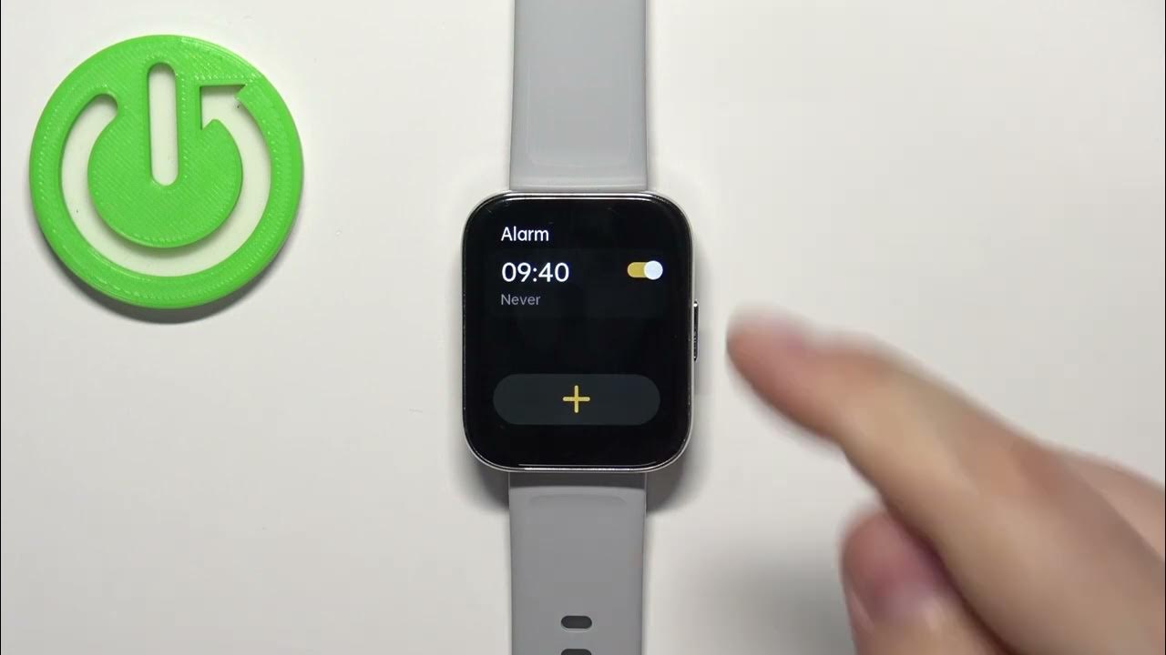 How to Set Up Alarm Clock on Realme Watch 3? YouTube
