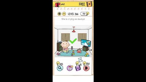 Brain Test level 266 Solved