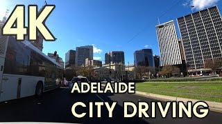 【4K UHD BEAUTIFUL ADELAIDE AUSTRALIA】Driving Adelaide City Centre