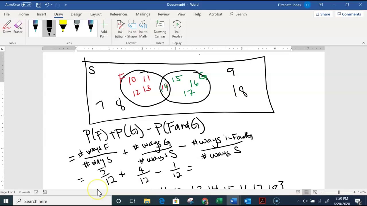 general addition rule - YouTube