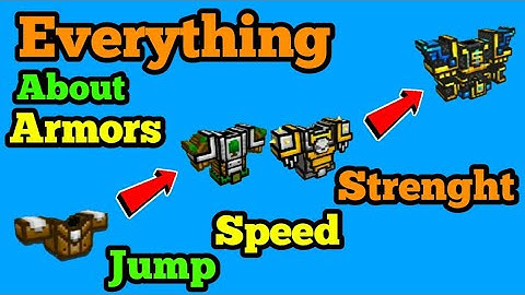 Armor Strength, Speed, Jump, Abilities - Pixel Gun 3D