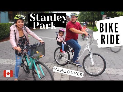Vídeo: Caminhar, Andar de bicicleta no Stanley Park Seawall Vancouver