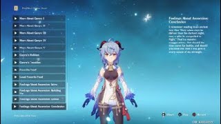 Genshin Impact Ganyu Full Voice Lines (Bitter And Delicious??)