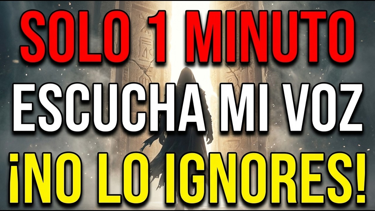 HIJO, SOLO TIENES 1 MINUTO… JESÚS DICE: NO SE LO DIGAS A NADIE, ESCUCHA MI VOZ
