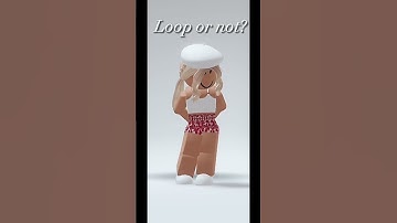 Loop or not?🤔 #shorts #ytshorts #capcutedits #capcut #robloxcatolog #roblox #ttd3 #capcutedit #vira