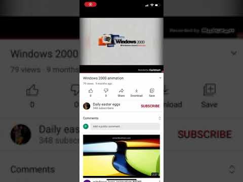 Windows 2000 animation